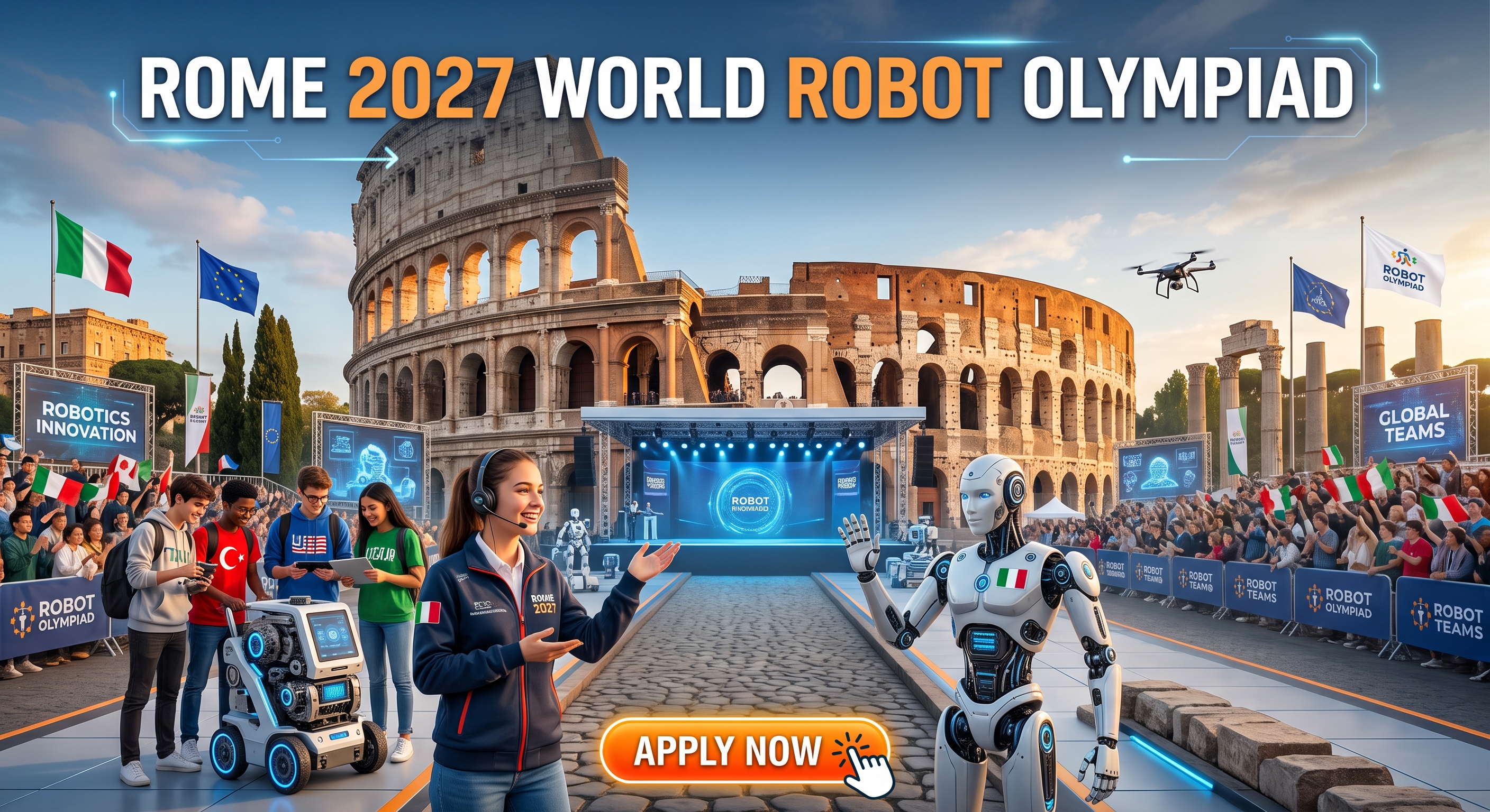 Fibonacci International Robot Olympiad, Rome 2027